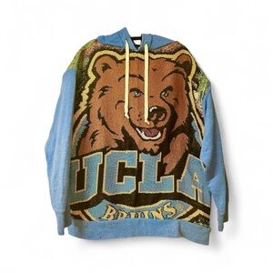 UCLA Custom Tapestry Bear Hoodie